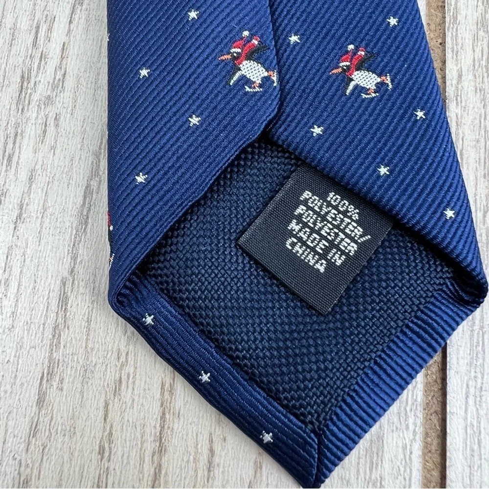Tommy Hilfiger Boys Zipper Ties Multi Pattern $25 Penguin Stripe Santa